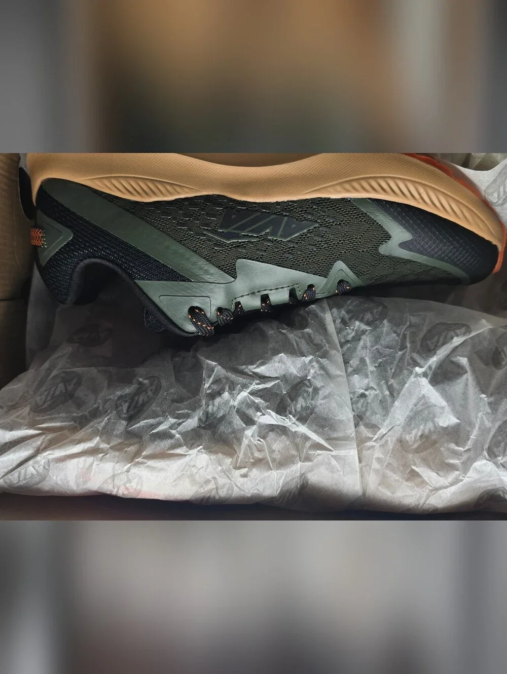 AVIA Storm Men’s Olive Green & Tan Athletic Sneaker